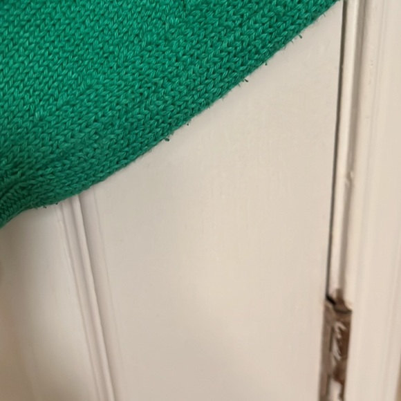 MENS Vtg Saks fifth Avenue NY NY small 100% cotton Green crew sweater - Picture 7 of 9
